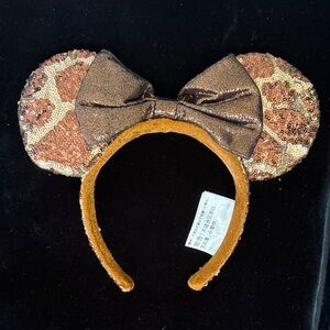 Brown Sequin Disney Mouse Ears Headband